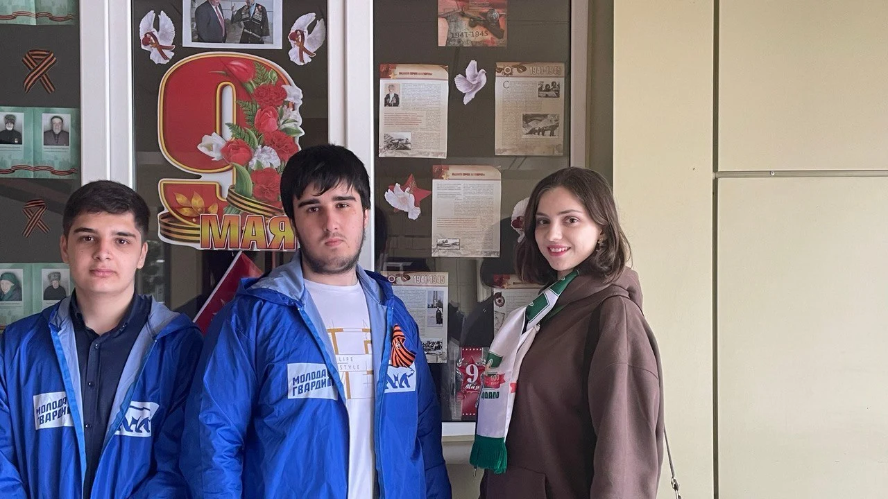 Новости Ингушетии: Молодежь Ингушетии принимает участие в акции «Окна Победы»