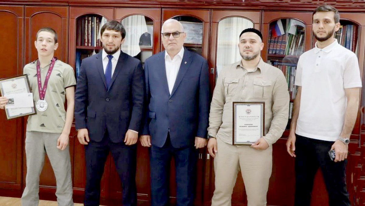 Спортсмен в Ингушетии получил поощрение от Председателя Народного Собрания