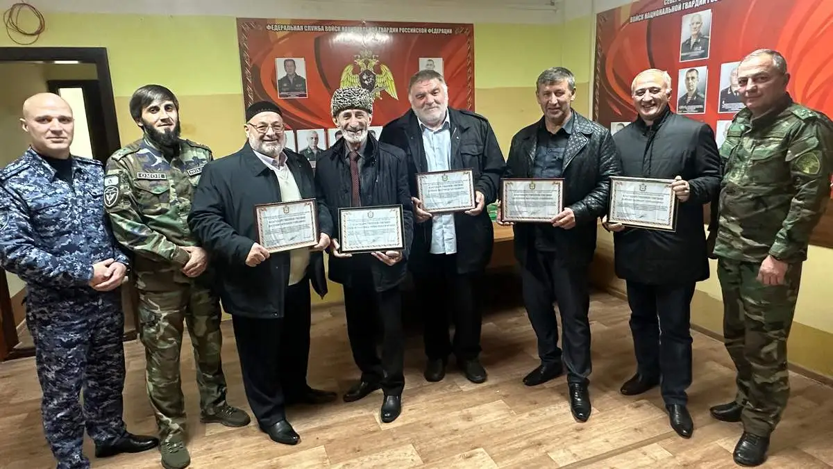 Новости Ингушетии: В Ингушетии тепло поздравили ветеранов Росгвардии