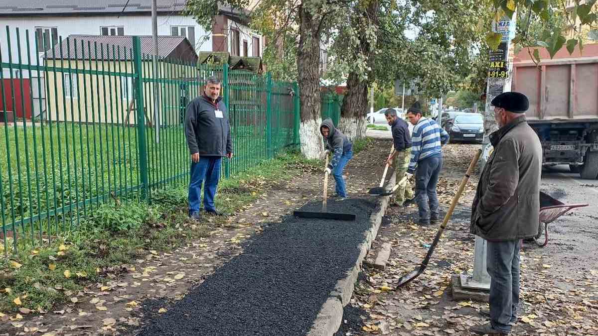 Новости Ингушетии: В Ингушетии рядом с городской поликлиникой появился тротуар