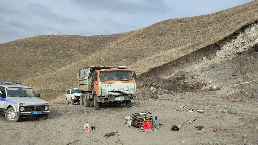 Новости Ингушетии: В ходе рейда в  Ингушетии пресекли незаконную добычу полезных ископаемых