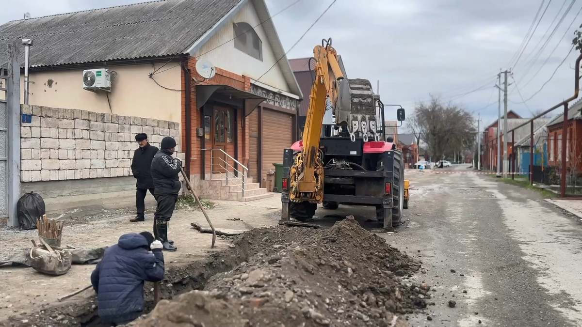 Новости Ингушетии: В Сунже по одной из улиц заменят ветхий водопровод