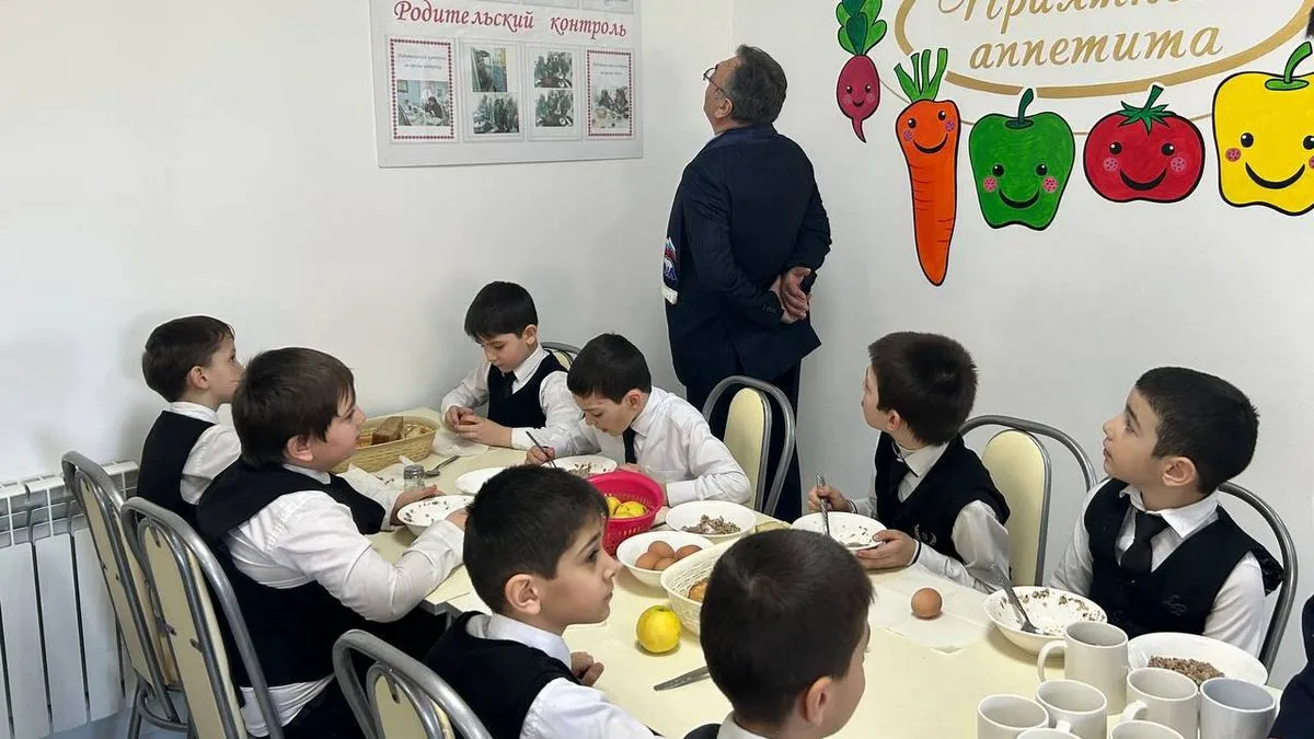 Новости Ингушетии: В Ингушетии контролируют организацию горячего питания в школе