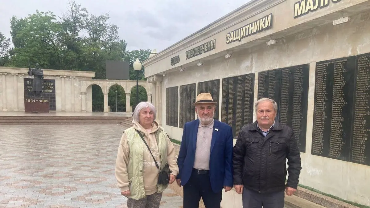 Новости Ингушетии: В Малгобеке Ингушетии побывали родственники погибшего красноармейца