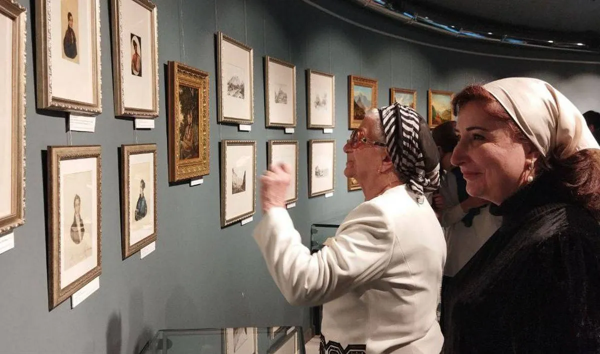 Новости Ингушетии: Депутаты-единороссы Ингушетии побывали на выставке «Лермонтов – художник»