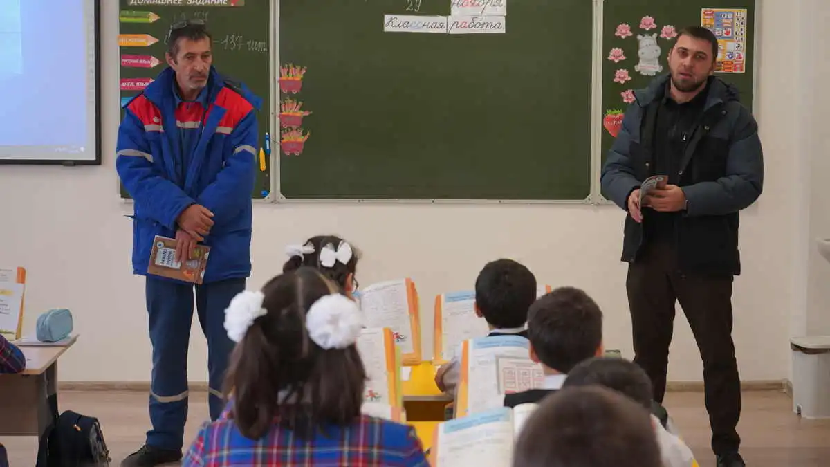Новости Ингушетии: В школе № 15 города Назрани прошел тематический урок «Безопасное электричество»