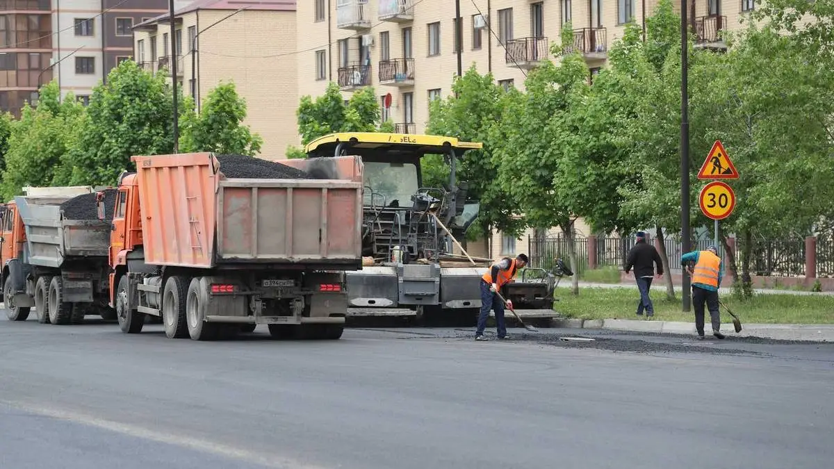 Новости Ингушетии: Важная автомагистраль в столице Ингушетии обновляется ударными темпами