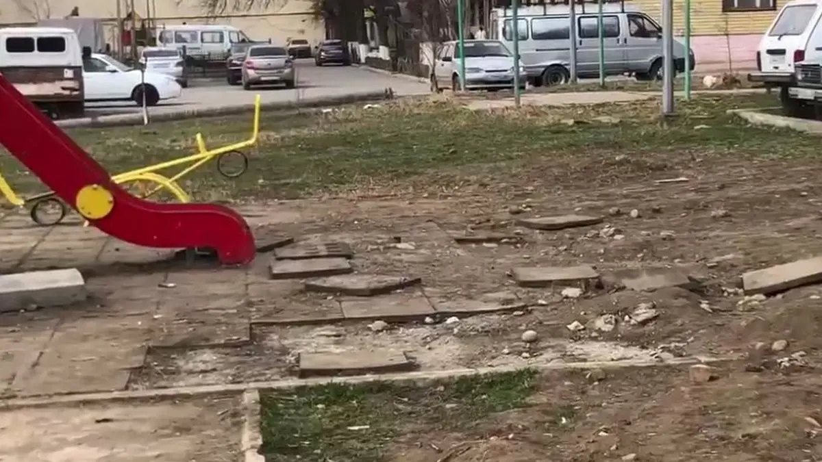 Новости Ингушетии: Вандалы уничтожили в Малгобеке дворовую детскую площадку