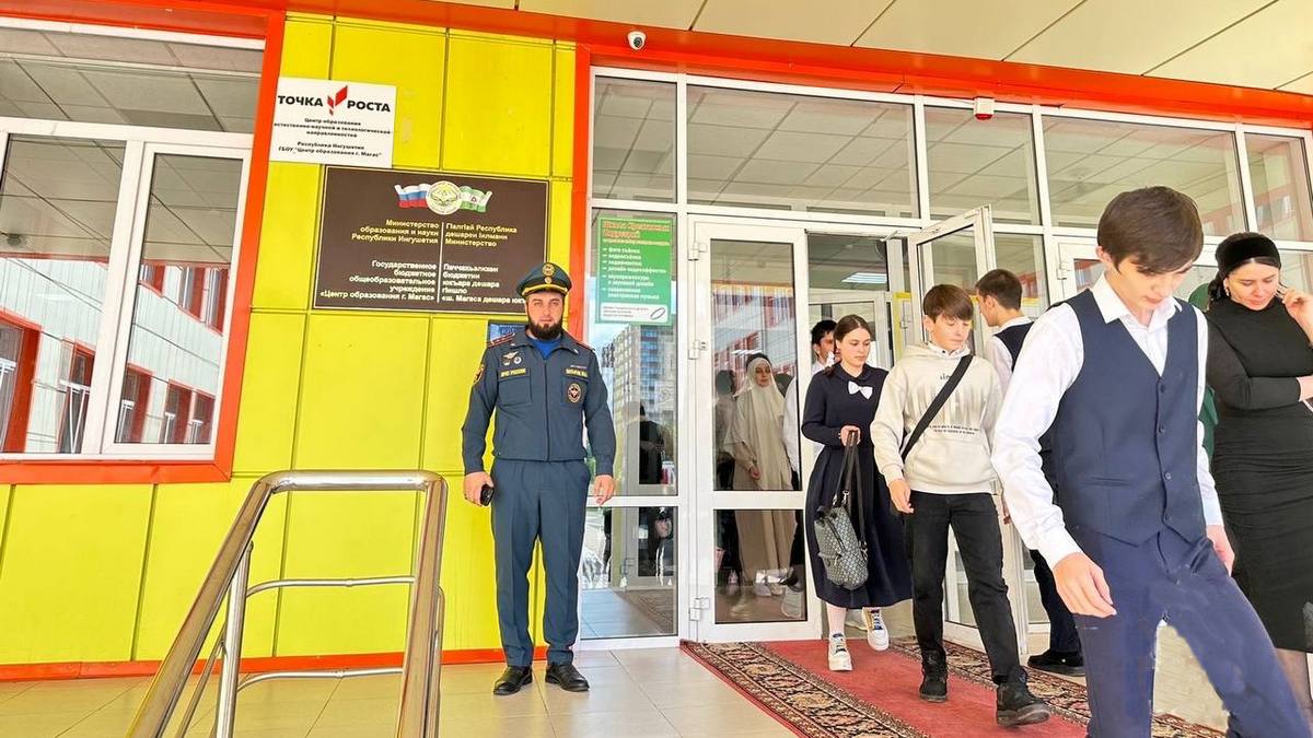 Новости Ингушетии: В Ингушетии в Центре образования Магаса прошли пожарно-тактические занятия