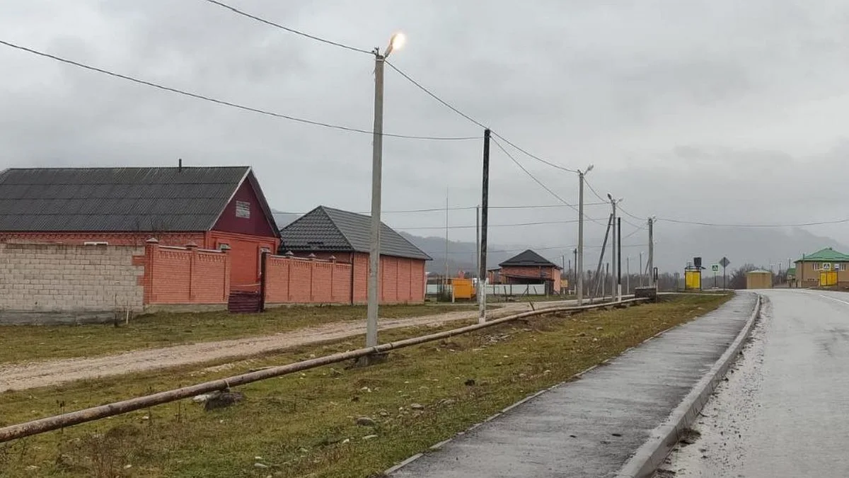 Новости Ингушетии: В Ингушетии продолжается установка линий электропередач в предгорных селах