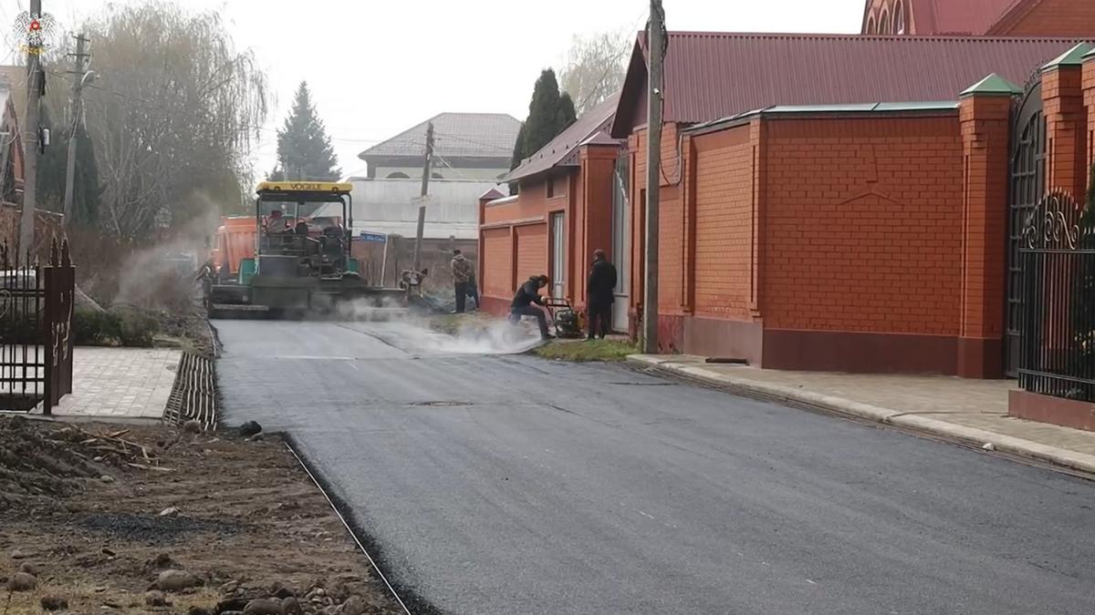 В Назрани восстановили дорожное покрытие по улице Исламской