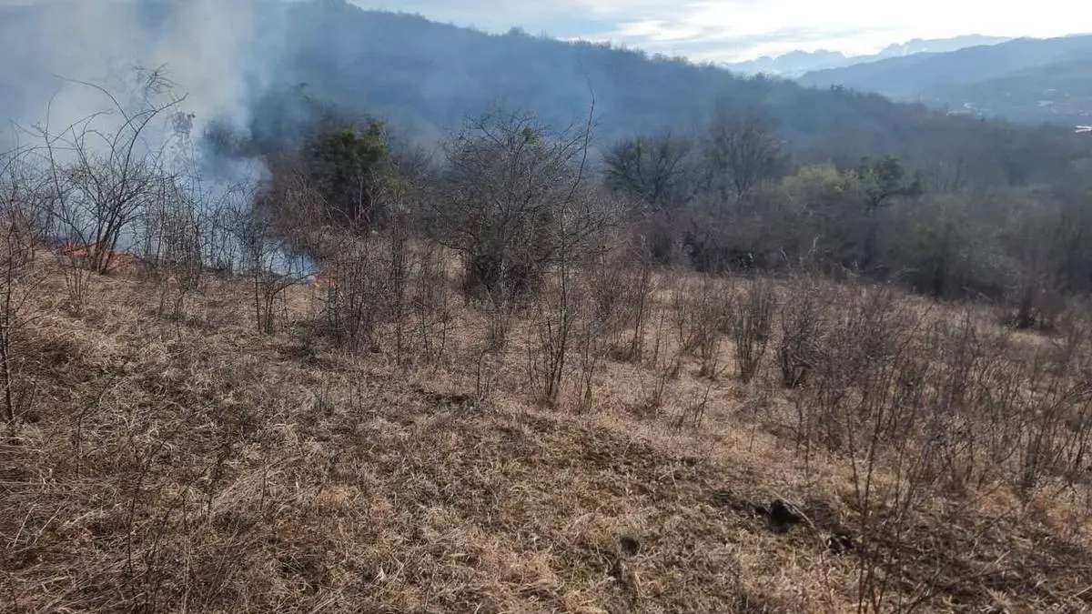 Новости Ингушетии: В сельском поселении Галашки потушили возгорание сухой растительности