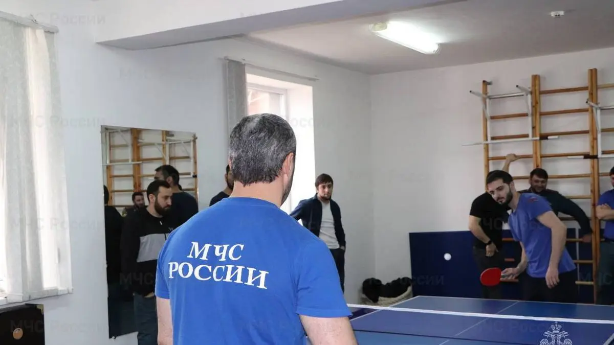Новости Ингушетии: В МЧС Ингушетии прошло соревнование по настольному теннису