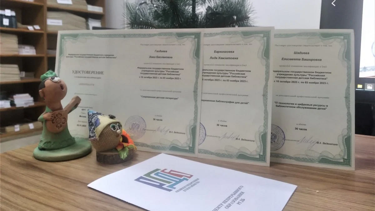 Новости Ингушетии: Сотрудники Нацбиблиотеки Ингушетии повысили свою квалификацию в РГДБ