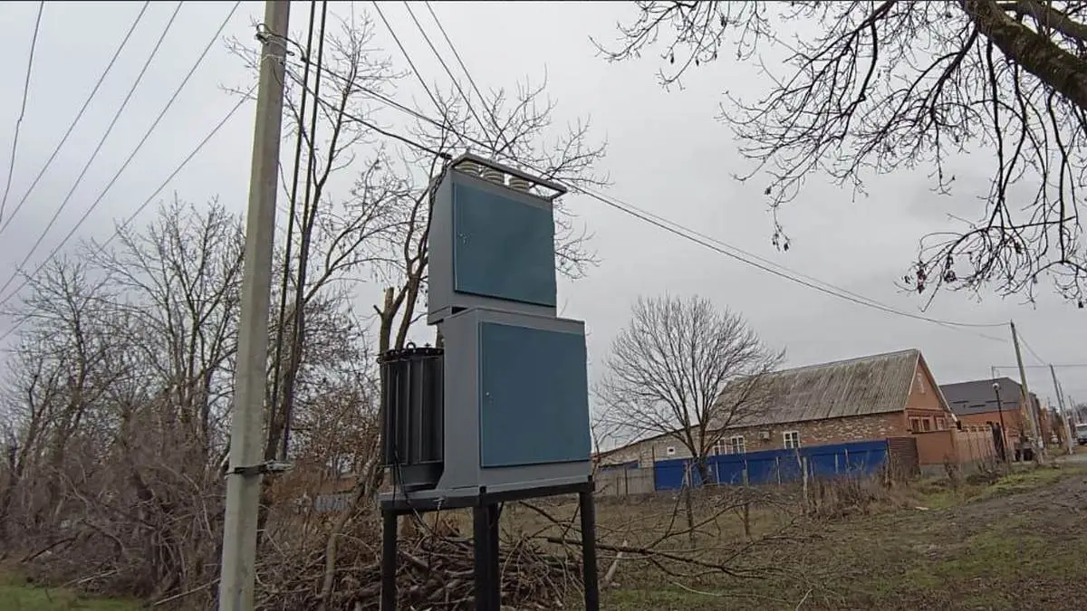Новости Ингушетии: В с.п. Нестеровское Ингушетии установили новый трансформатор