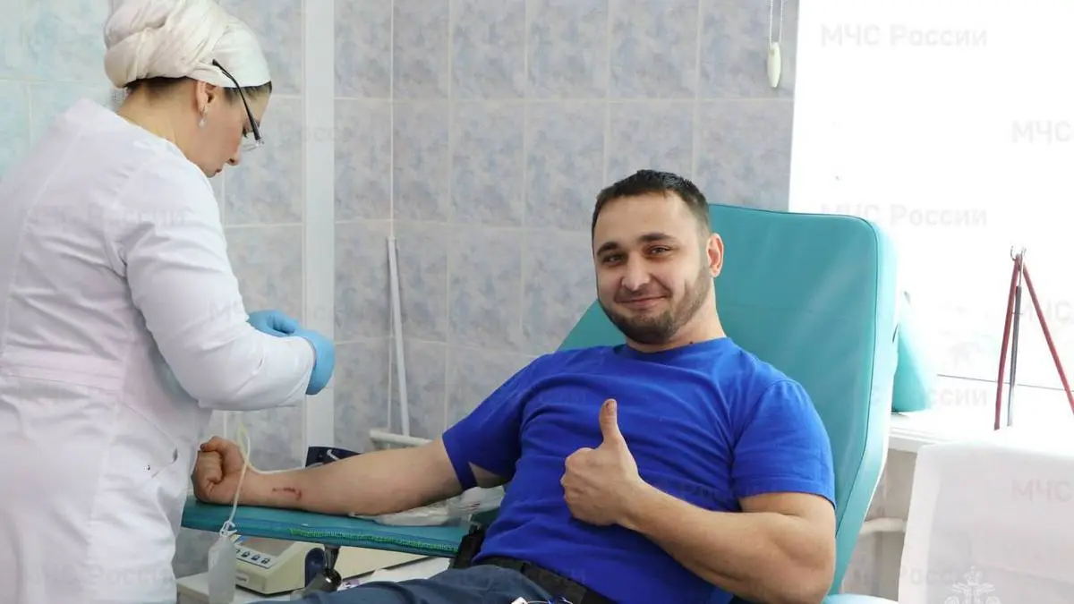 Новости Ингушетии: Сотрудники  МЧС Ингушетии стали донорами стволовых клеток