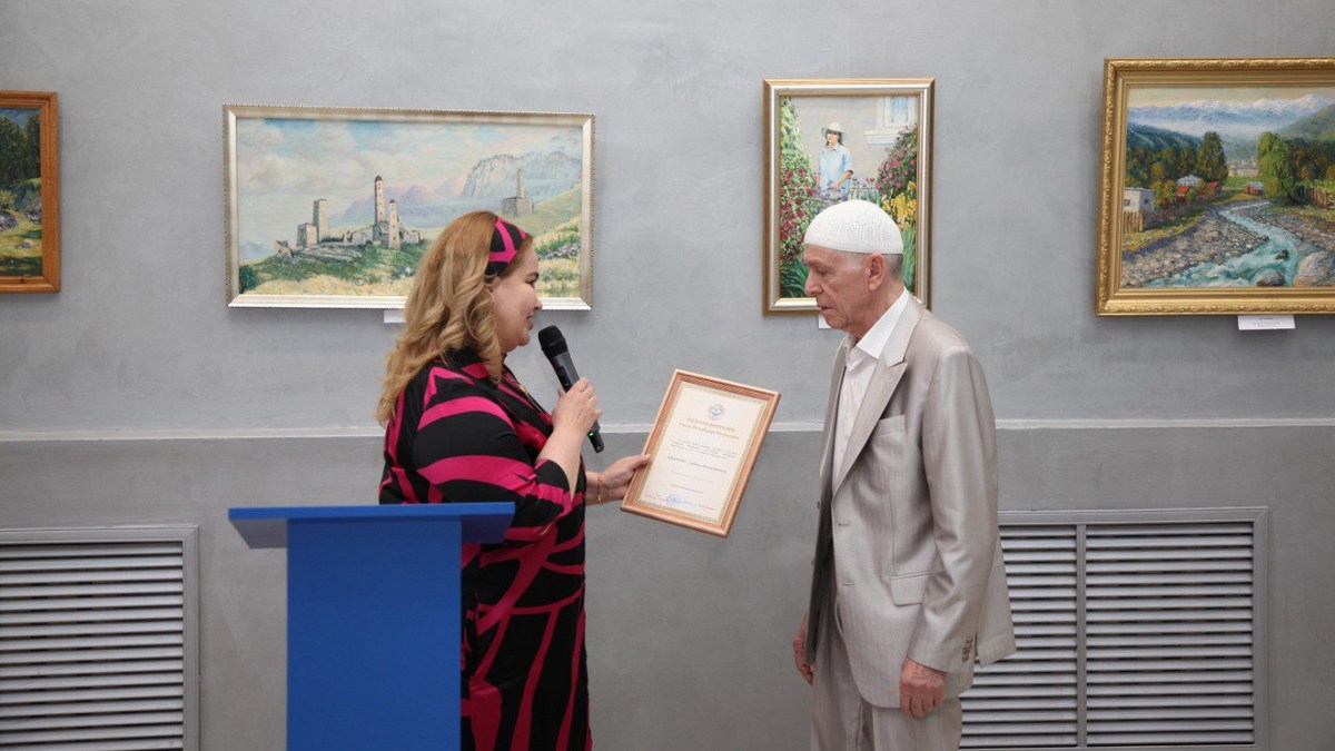 Новости Ингушетии: В Ингушетии открылась персональная выставка 85-летнего художника
