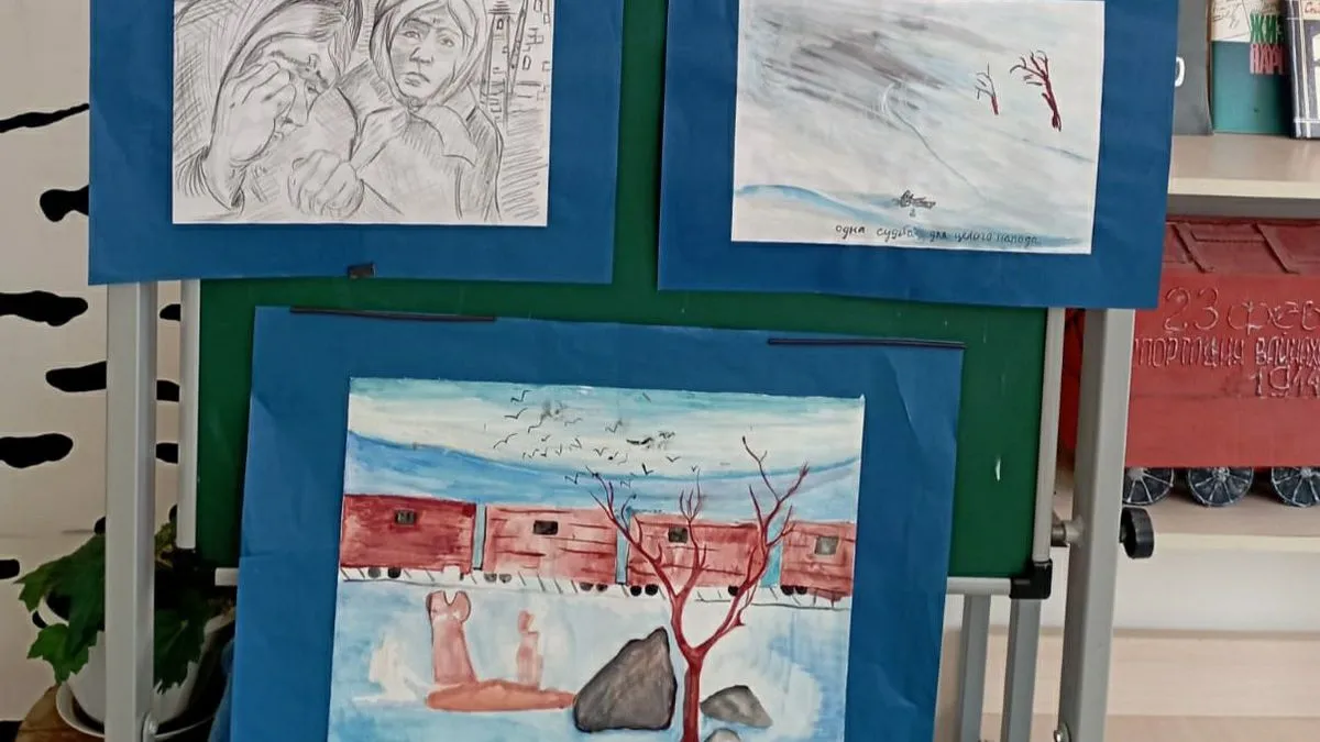 Новости Ингушетии: В музее Ингушетии школьники представили свои рисунки, посвященные депортации