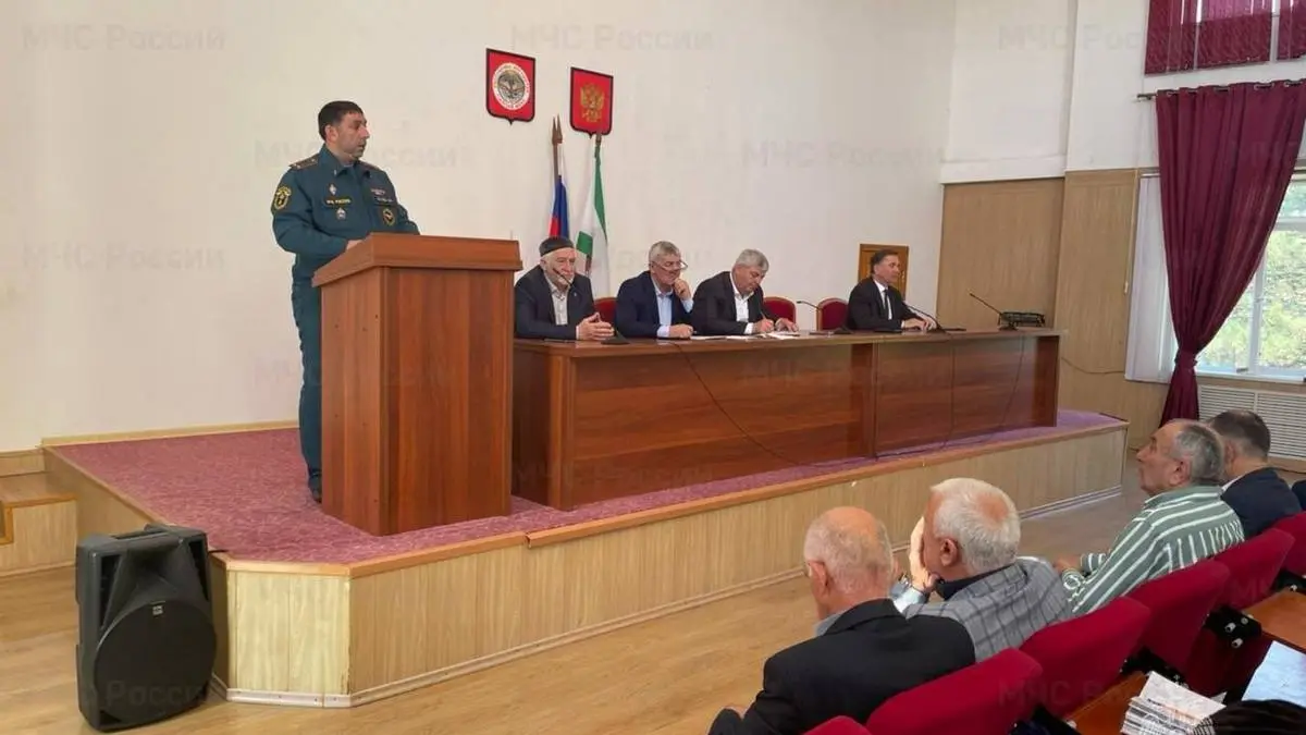 Новости Ингушетии: В Малгобекском районе Ингушетии обсудили меры пожарной безопасности