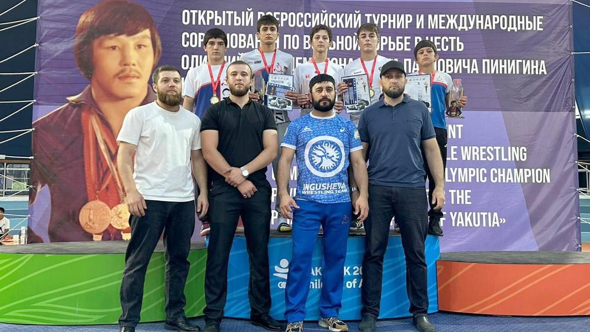 Борцы-вольники вернулись в Ингушетию с шестью медалями