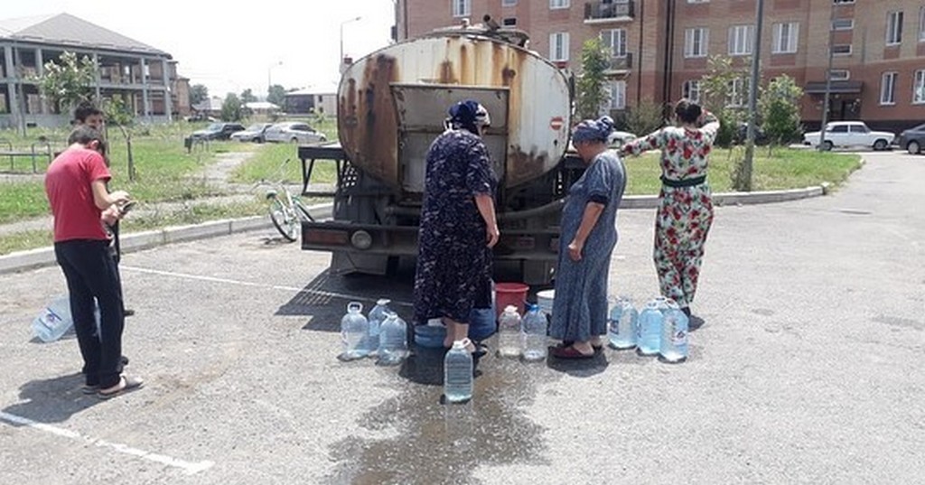 В самые жаркие дни Малгобек снова остался без воды