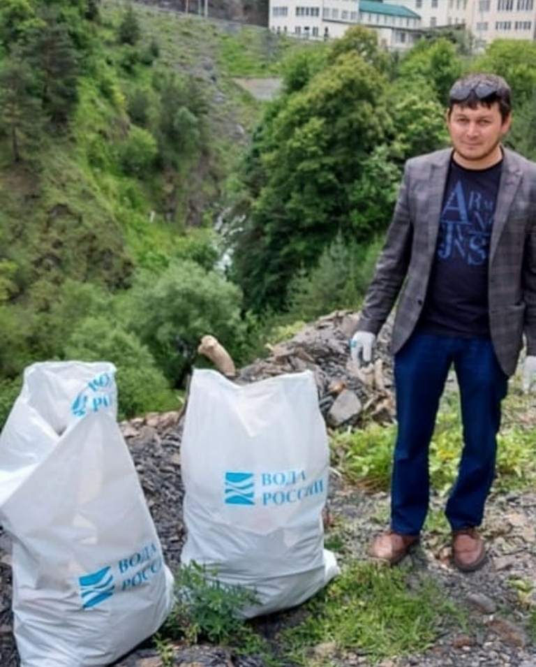 Новости Ингушетии: Берега горных рек очистили в Ингушетии