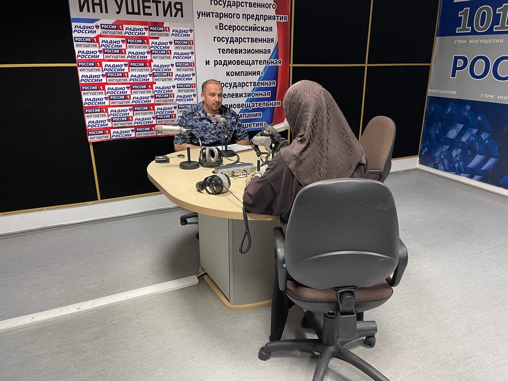 Новости Ингушетии: В Ингушетии продолжается ведомственная радиорубрика «В эфире Росгвардия»