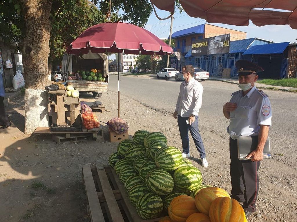 Новости Ингушетии: Власти Малгобека пресекают несанкционированную торговлю на улицах города