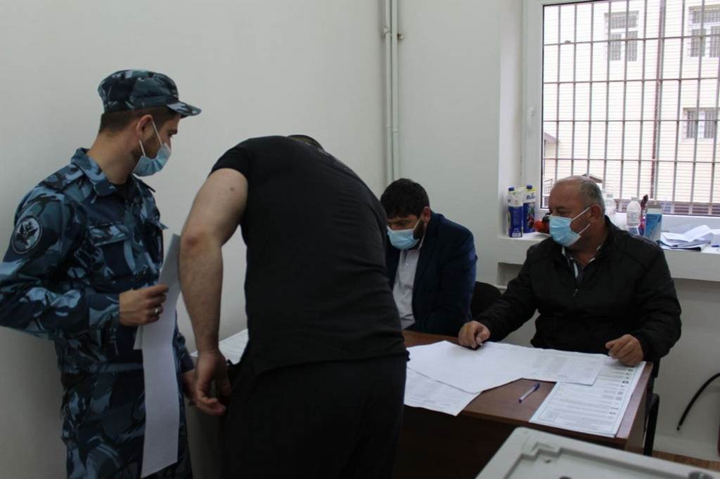 Новости Ингушетии: В ингушском СИЗО сегодня голосовали содержащиеся в нем граждане и личный состав