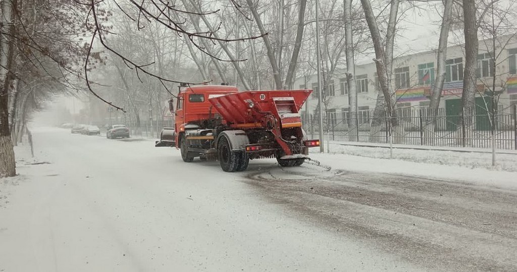 Новости Ингушетии: Коммунальщики Малгобека ликвидировали последствия снегопада