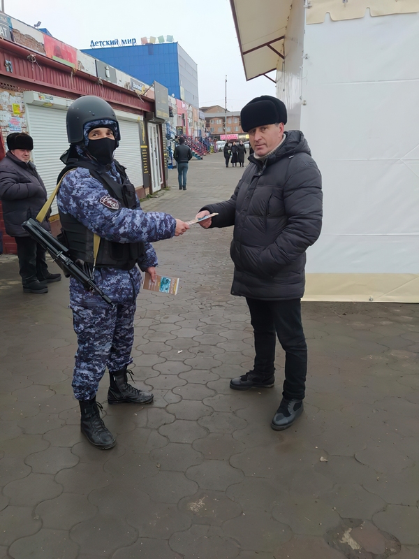 Новости Ингушетии: Росгвардейцы Ингушетии обеспечивают безопасность граждан в праздничные дни