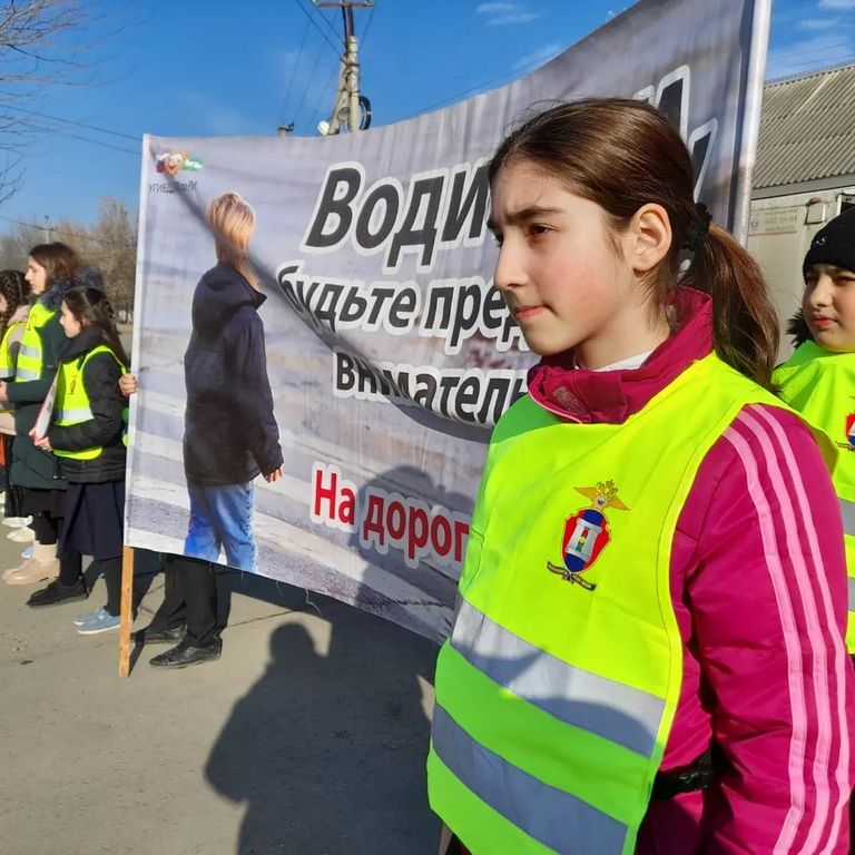 Новости Ингушетии: Акцию «Ребенок-пешеход» провели сотрудники ГИБДД Ингушетии