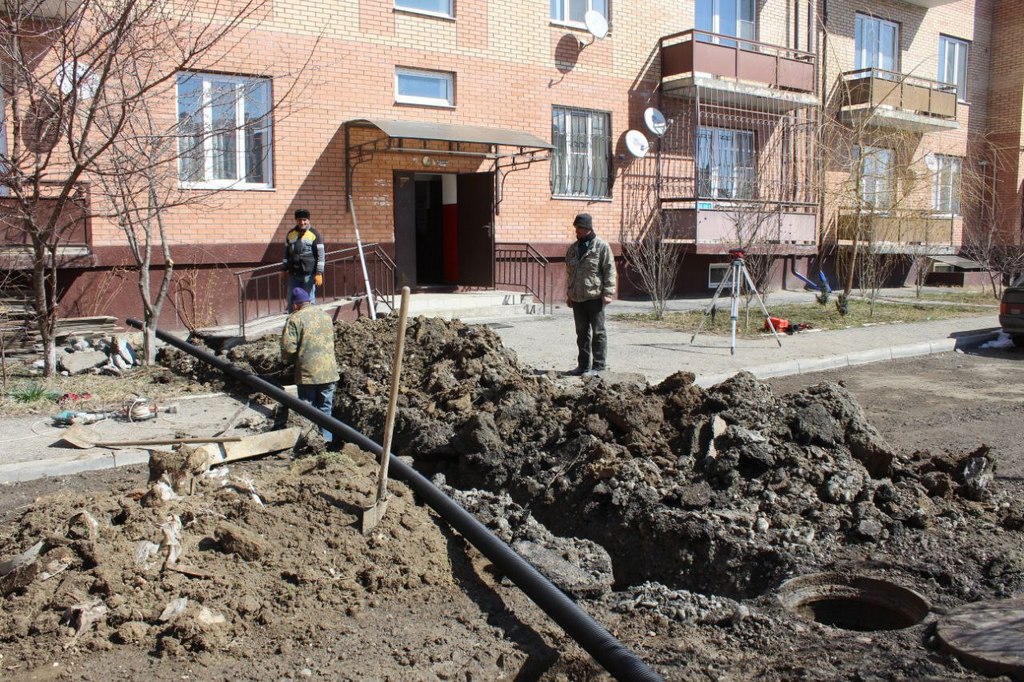Новости Ингушетии: В Малгобеке восстанавливают канализацию, потекшую вспять