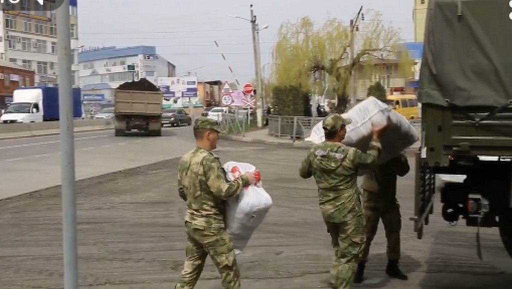 Новая партия помощи отправлена военнослужащим 58-й армии из Ингушетии