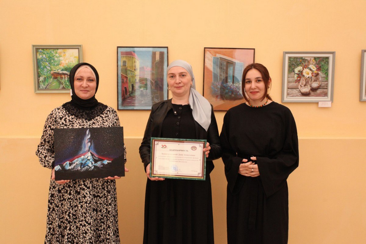 Новости Ингушетии: Фонды музея изобразительных искусств Ингушетии пополнились картиной Даны Хашегульговой