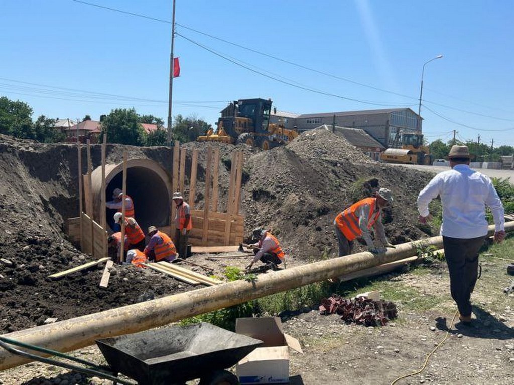 Новости Ингушетии: В ингушском селе Верхние Ачалуки строится новый мост