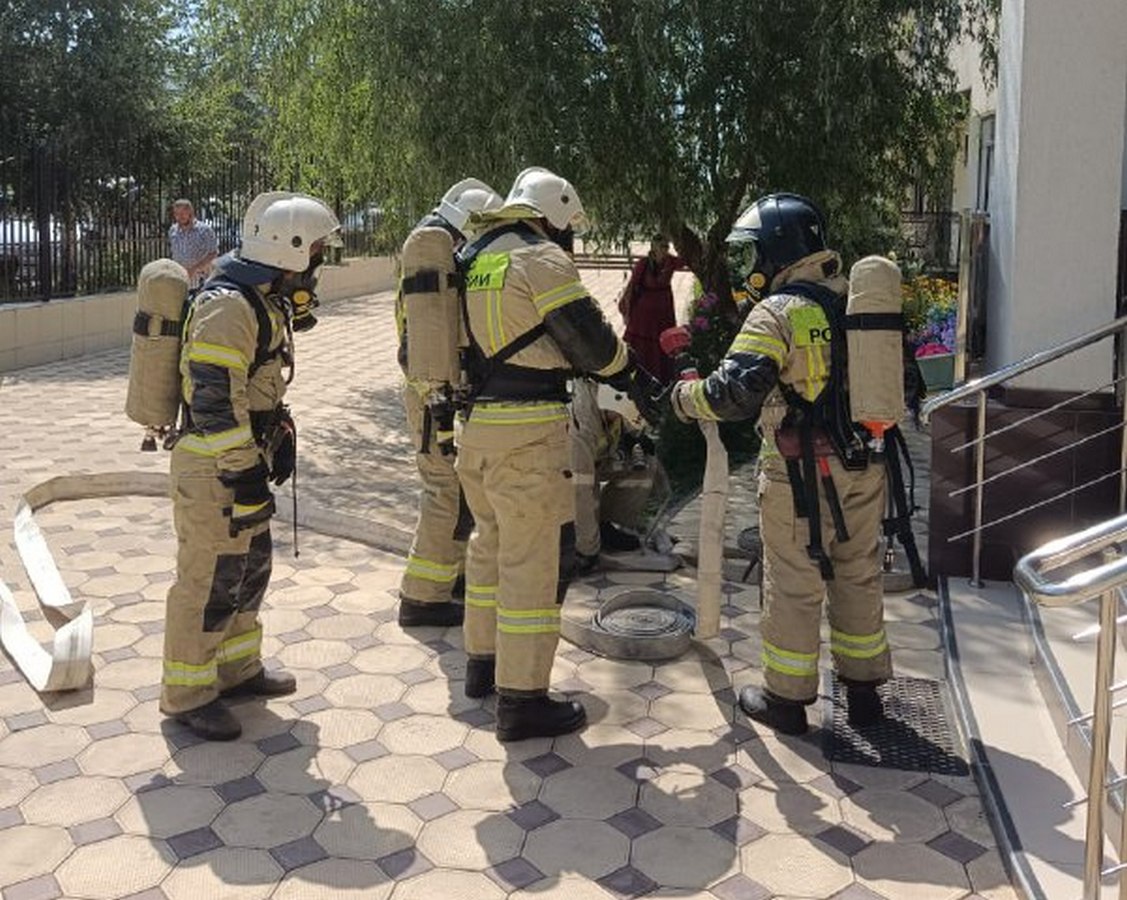 Новости Ингушетии: В эндокринологическом диспансере Ингушетии прошли пожарно-тактические учения