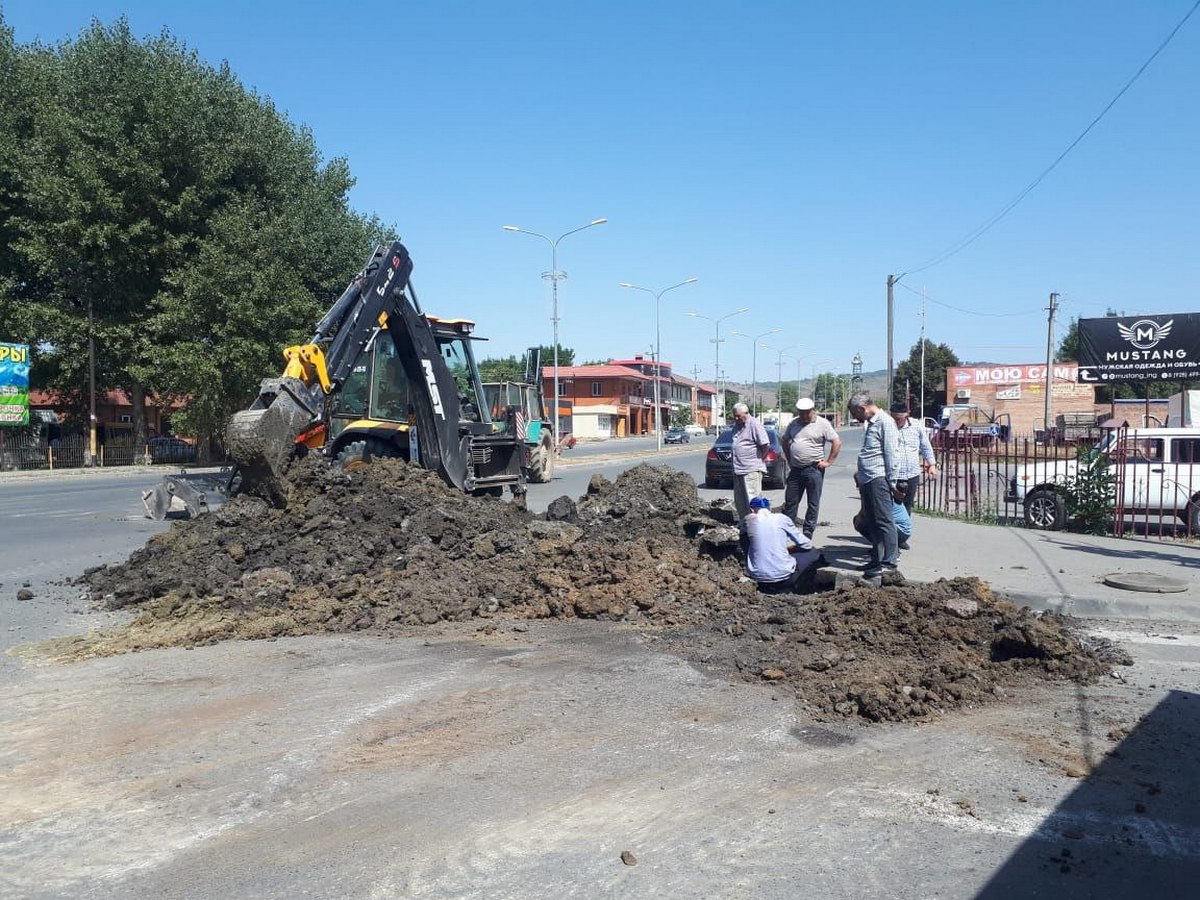 Новости Ингушетии: Жители Малгобека Ингушетии остались без водоснабжения в результате коммунальной аварии
