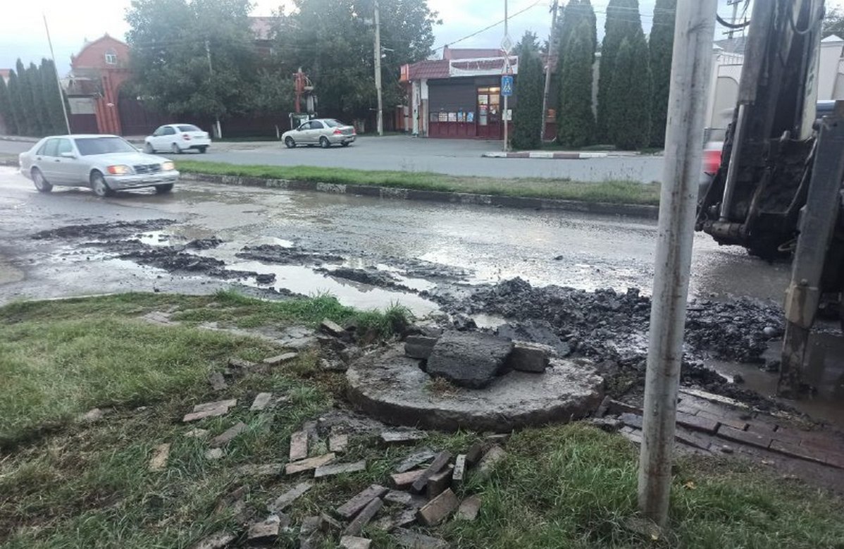 Новости Ингушетии: В Назрани устранили несколько порывов водопровода