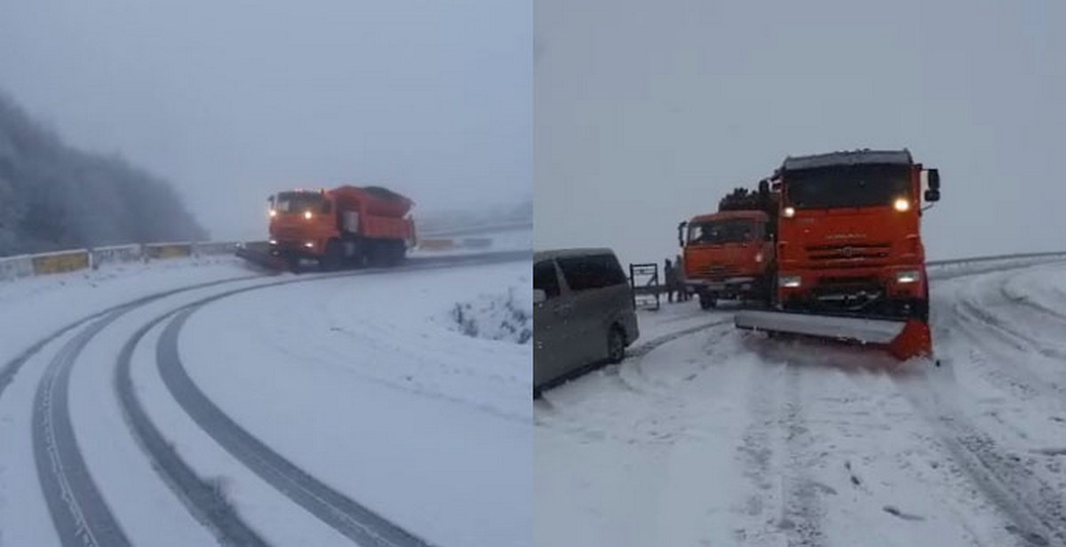 Новости Ингушетии: Первый снегопад в горной Ингушетии не застал дорожников врасплох