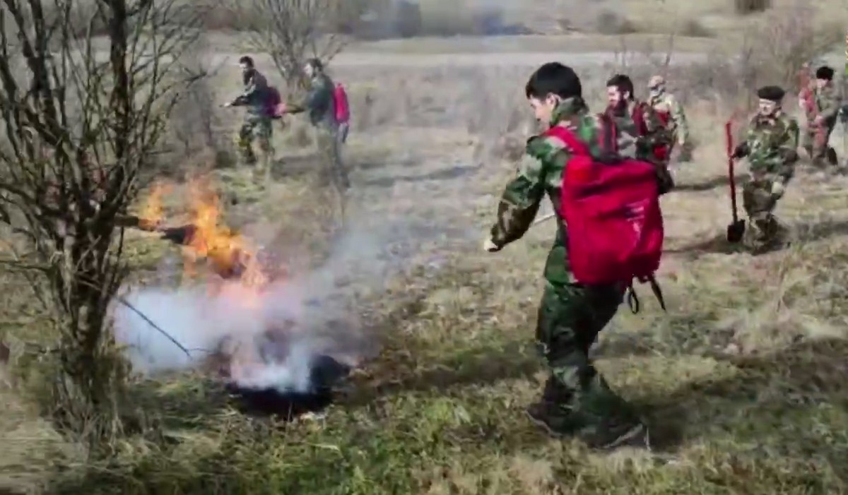 Новости Ингушетии: В предгорной местности Ингушетии прошли учения по тушению лесных пожаров