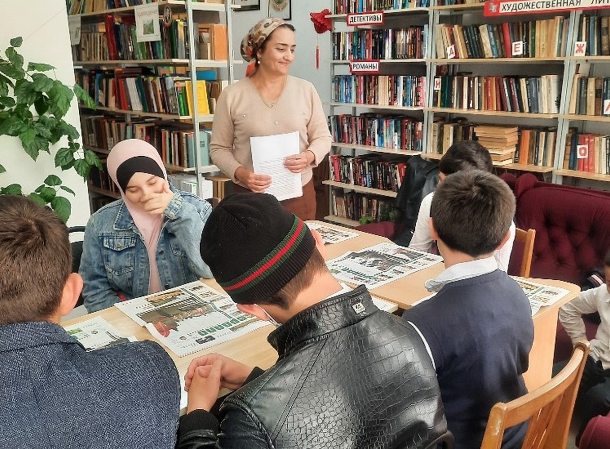 Новости Ингушетии: Юным жителям Яндаре рассказали об истории Общенациональной газеты Ингушетии