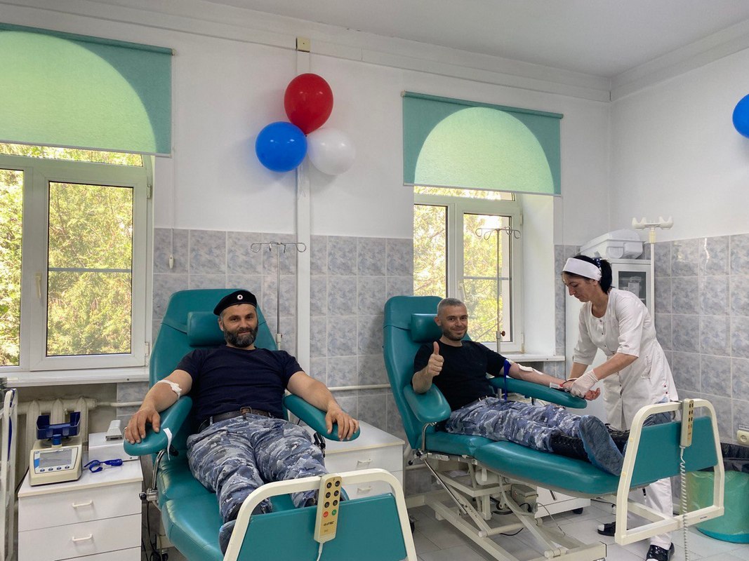 Новости Ингушетии: Приставы Ингушетии сдали кровь в ходе донорской акции