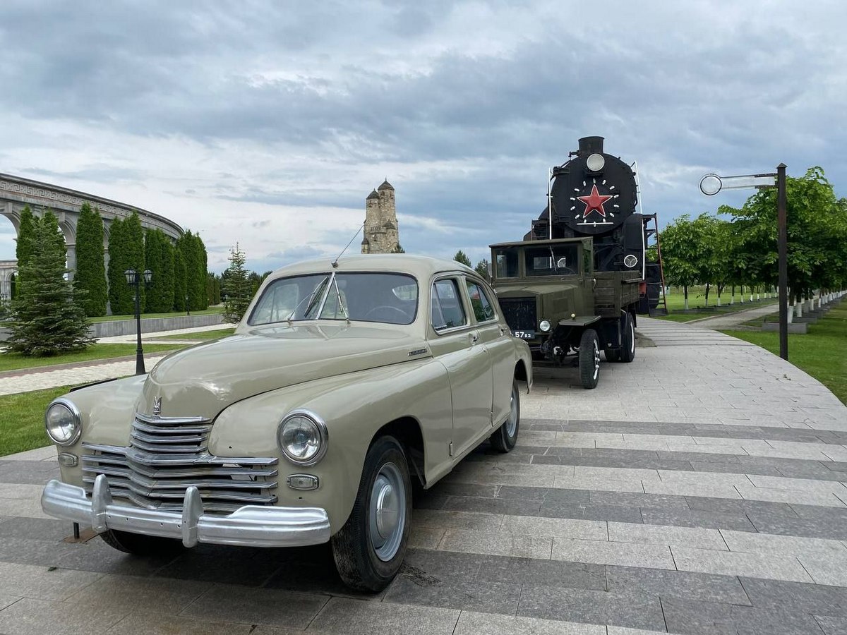 Новости Ингушетии: Автомобиль «Победа» вернулся после реставрации на Мемориал памяти и славы ингушского народа