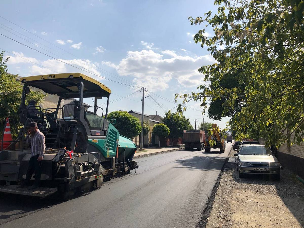 Новости Ингушетии: В Малгобекском районе Ингушетии проводится капремонт автодороги