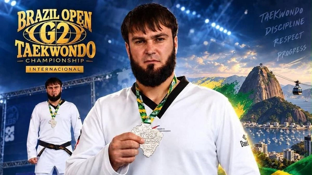 Новости Ингушетии: Билал Яхьяев привез в Ингушетию серебро турнира Brazil Open по паратхэквондо