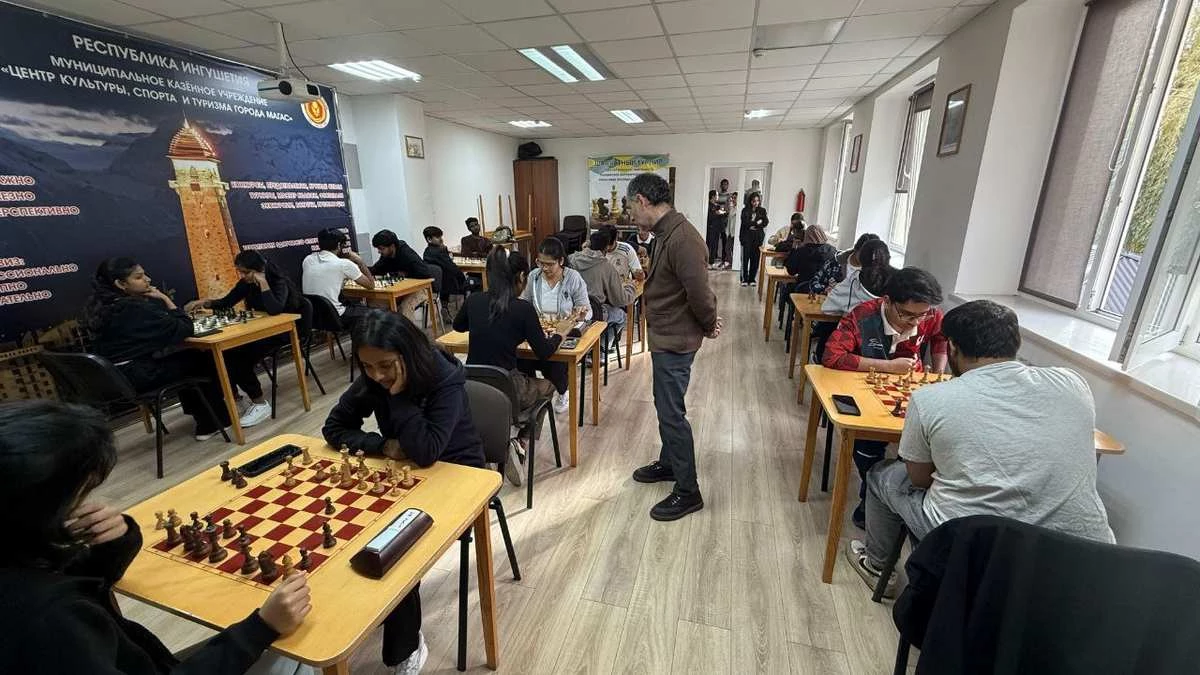 Новости Ингушетии: В Магасе провели шахматный турнир среди студентов индийского происхождения