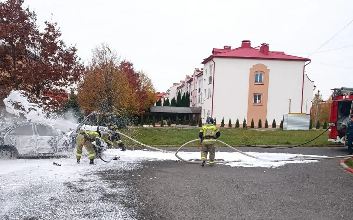 Новости Ингушетии: В столице Ингушетии сгорел Мерседес