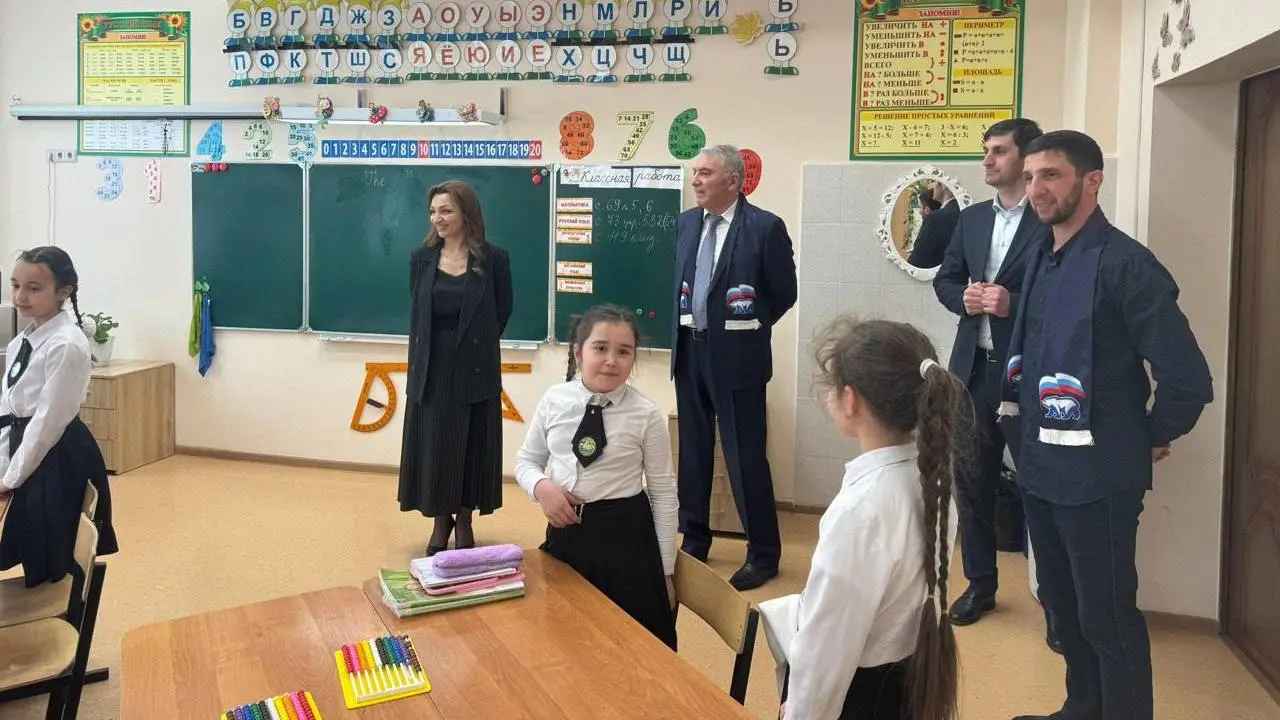 Новости Ингушетии: Единороссы Ингушетии провели мониторинг СОШ-детсад № 1 Магаса