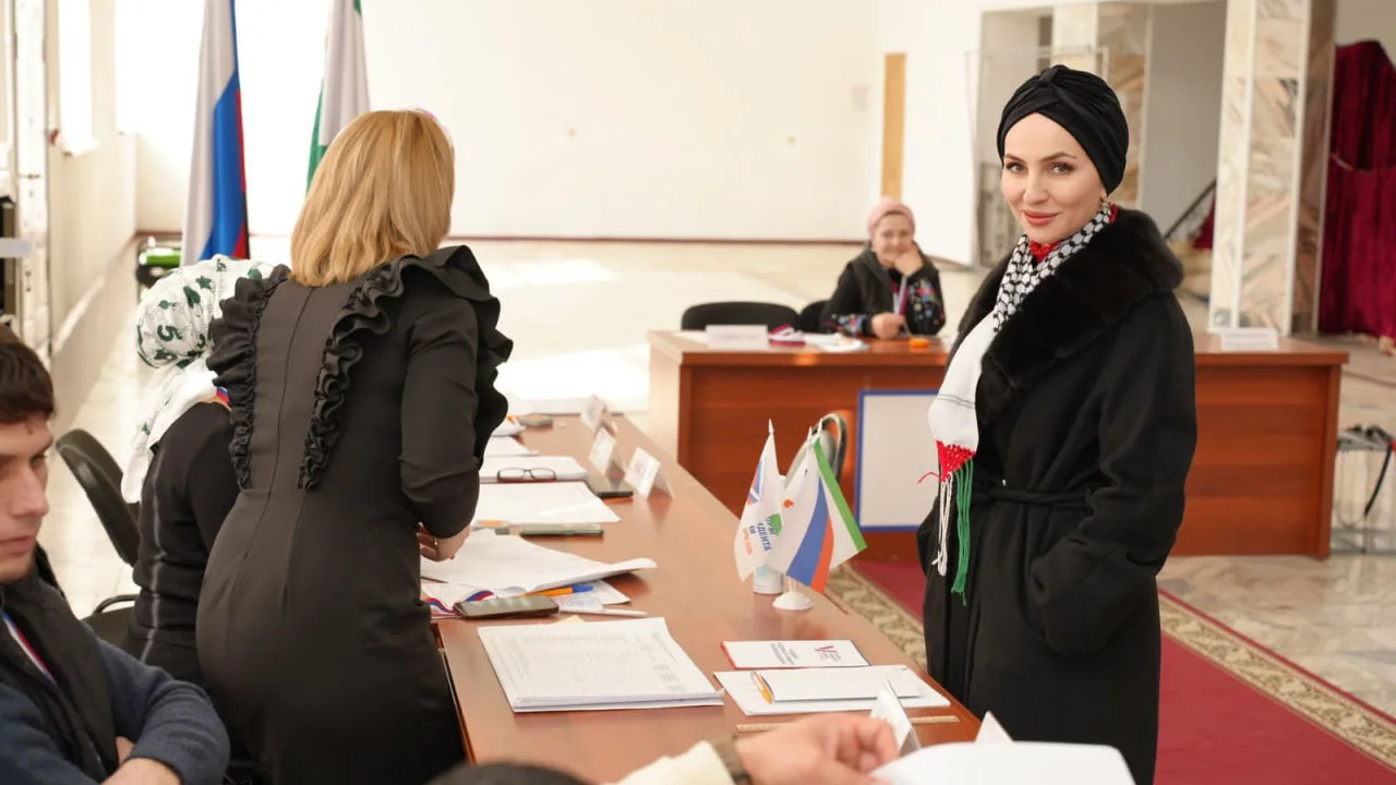 Новости Ингушетии: В Ингушетии активно голосуют на выборах члены Союза женщин России